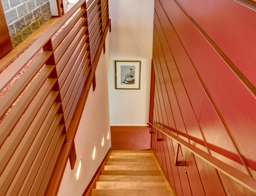 Stairs to Lower Level — 118 Sweet Hill Rd